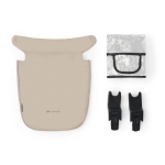 Бебешка количка 4 в 1 Kinderkraft - Newly, Sand Beige