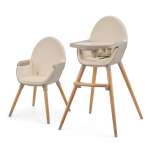 Столче за хранене 2 в 1 Kinderkraft - Fini 2, Grey