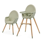 Столче за хранене 2 в 1 Kinderkraft - Fini 2, Grey