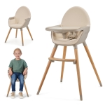 Столче за хранене 2 в 1 Kinderkraft - Fini 2, Grey