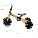 Детска триколка 3 в 1 Kinderkraft - 4TRIKE, Grey