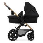 Бебешка количка 3 в 1 KinderKraft - Moov 2, Pure Black