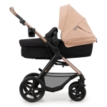 Бебешка количка 3 в 1 KinderKraft - Moov 2, Moonlight Grey