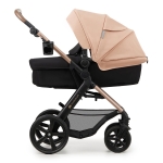 Бебешка количка 3 в 1 KinderKraft - Moov 2, Moonlight Grey