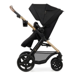 Бебешка количка 3 в 1 KinderKraft - Moov 2, Pure Black