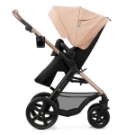 Бебешка количка 3 в 1 KinderKraft - Moov 2, Moonlight Grey