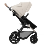 Бебешка количка 3 в 1 KinderKraft - Moov 2, Moonlight Grey