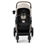 Бебешка количка 3 в 1 KinderKraft - Moov 2, Moonlight Grey