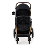 Бебешка количка 3 в 1 KinderKraft - Moov 2, Pure Black