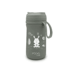 Детски термос със сламка Nuvita - Powder Blue, 350 ml