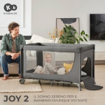 Сгъваема кошара KinderKraft - Joy 2, Happy Shapes