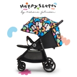 Лятна количка Kinderkraft - Grande Plus, Happy Shapes