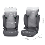 Столче за кола Kinderkraft - I-Spark, 100-150 cm, Grey
