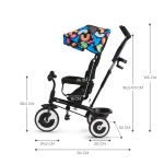 Детска триколка Kinderkraft - Aston, Happy Shapes