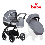 Бебешка количка 2 в 1 Buba - Zaza 2, Warm Grey