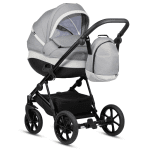 Бебешка количка 2 в 1 Buba - Zaza 2, Warm Grey