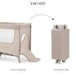 Бебешка кошара Kinderkraft - Joy Simple 2, Beige