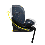 Столче за кола Cosatto - All in All EXTRA, 360°, IsoFix, i-Size, 40-150 cm, Silhouette