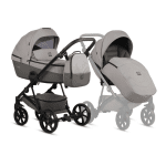 Бебешка количка 2 в 1 Tutis - Viva 5+, Warm Grey