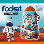 Игрален комплект 2 в 1 Buba - Space Capsule, 15 части