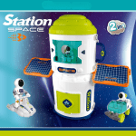 Игрален комплект Buba - Space Station, 17 части