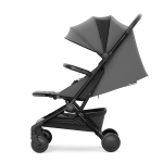 Бебешка лятна количка KinderKraft - Pilot 2, Platinum Gray