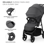 Бебешка лятна количка Kinderkraft - Trig 3, Stone Beige