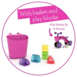 Колело за яздене Chillafish - ItsiBitsi Blocks, Fuchsia