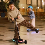Тротинетка KinderKraft - Raket, Led, Pink