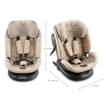 Столче за кола Kinderkraft - Xpedition 3, i-Size, 360°, IsoFix, Grey