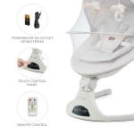 Електрически шезлонг KinderKraft - Tulsy, Grey