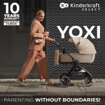Бебешка количка 3 в 1 Kinderkraft - Yoxi, Sand Beige