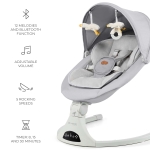 Електрически шезлонг KinderKraft - Tulsy, Grey