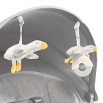 Електрически шезлонг KinderKraft - Tulsy, Grey