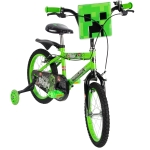 Детски велосипед Huffy - 16", Minecraft, Зелен