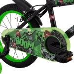 Детски велосипед Huffy - 16", Minecraft, Зелен