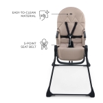 Столче за хранене Kinderkraft - Binci, Light Grey