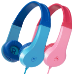 Детски слушалки с кабел Motorola - Moto JR200, Blue