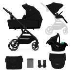 Бебешка количка 3 в 1 Kinderkraft - Yoxi, Mystic Green