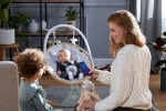 Електрическа люлка/шезлонг KinderKraft - Lumi, дървена