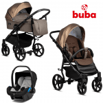 Детска комбинирана количка 3 в 1 Buba - Karina, Driftwood