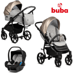 Детска комбинирана количка 3 в 1 Buba - Karina, Driftwood