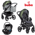 Детска комбинирана количка 3 в 1 Buba - Karina, Driftwood