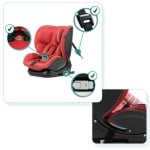 Столче за кола с IsoFix KinderKraft - MYWAY, 0 - 36 kg, Червено
