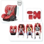 Столче за кола с IsoFix KinderKraft - MYWAY, 0 - 36 kg, Червено