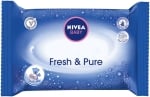 Мокри кърпи с лосион Nivea Baby - Fresh & Pure, 63 броя