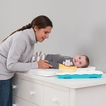 Музикална нощна лампа Taf Toys - Бухалче в лодка