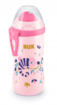 Чаша NUK - Flexi Cup, със сламка, 12+ месеца, Chameleon, розова