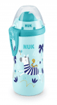 Чаша NUK - Flexi Cup, със сламка, 12+ месеца, Chameleon, синя