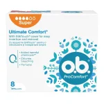 Дамски тампони O.B - ProComfort Super Ultimate Comfort, 8 броя